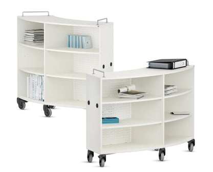 Shift+Transfer Curved Shelving Cabinet