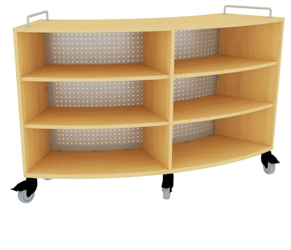 Shift+Transfer Curved Shelving Cabinet